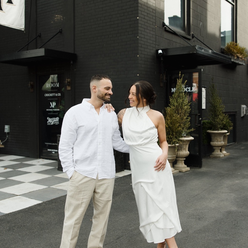 Lulu's Elegant White Midi Dress